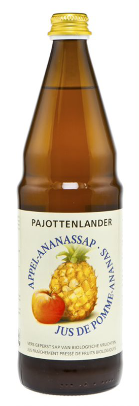 Pajottenlander Appel-ananassap bio 0,75L